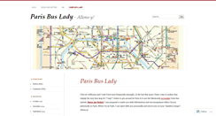 Desktop Screenshot of parisbuslady.com