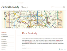 Tablet Screenshot of parisbuslady.com